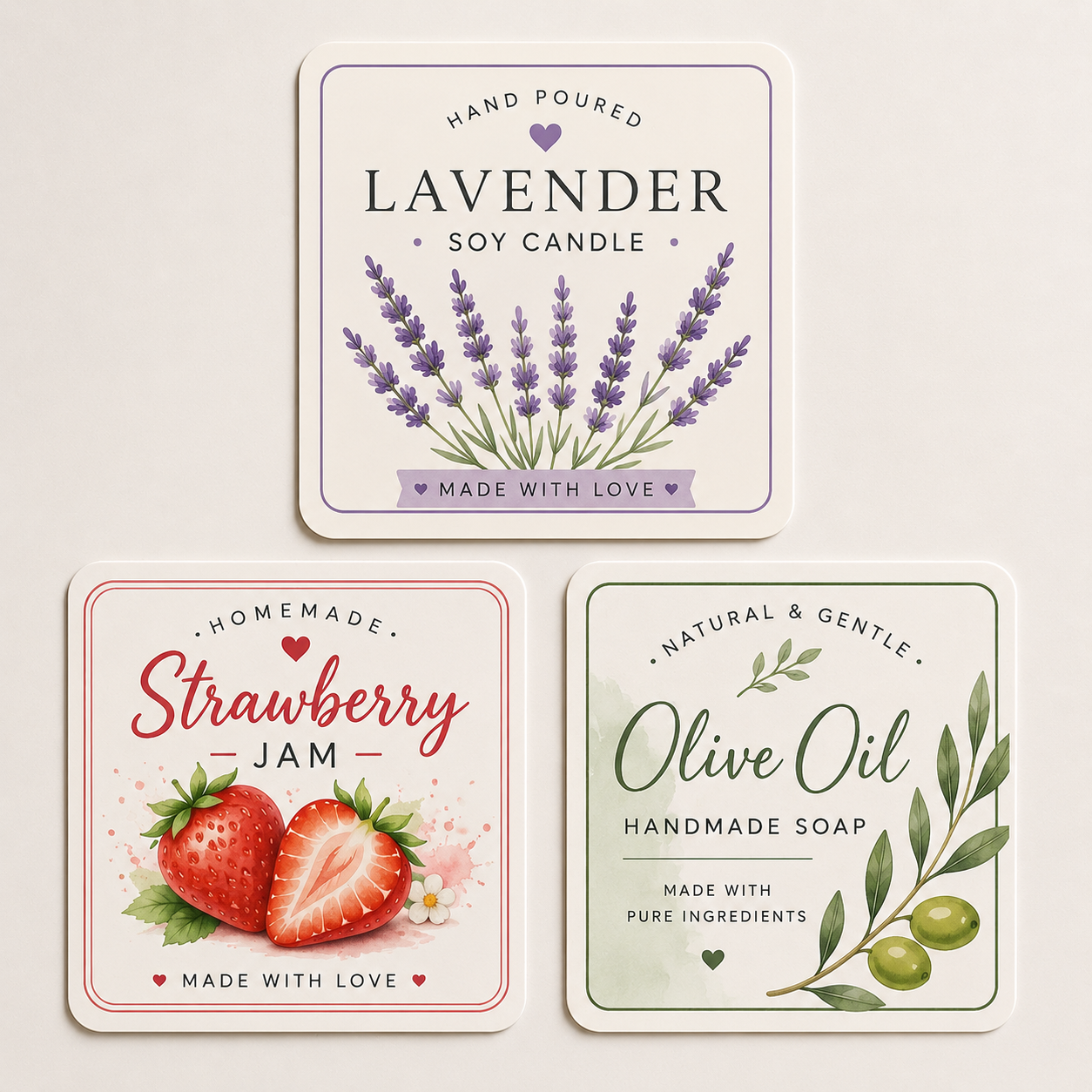 Square Sticker Templates